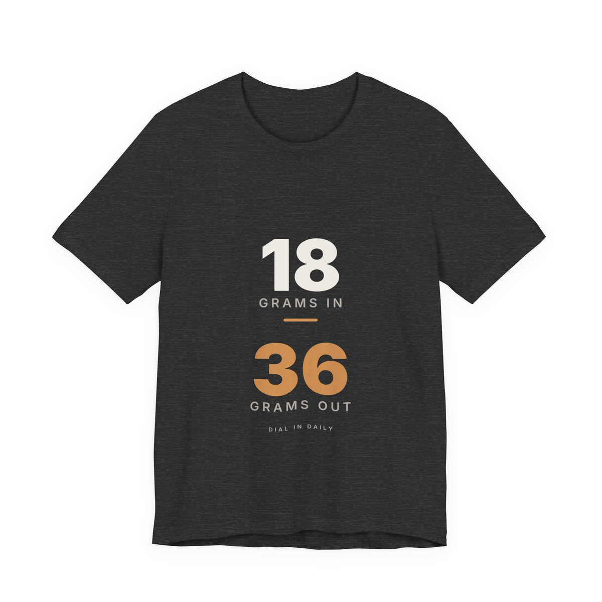 18 In 36 Out Espresso Ratio Shirt | 1:2 Brew Ratio Home Barista Tee