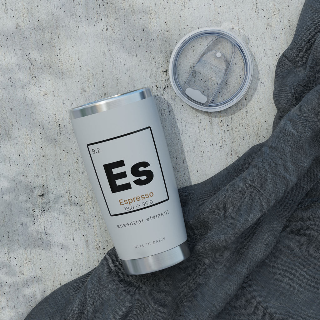 Es Espresso Element Tumbler | Periodic Table 20oz Insulated Coffee Tumbler
