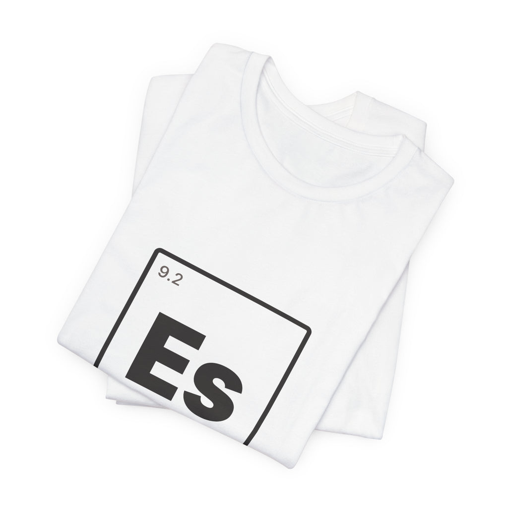 Es Espresso Element Shirt | Periodic Table Coffee Tee for Home Baristas
