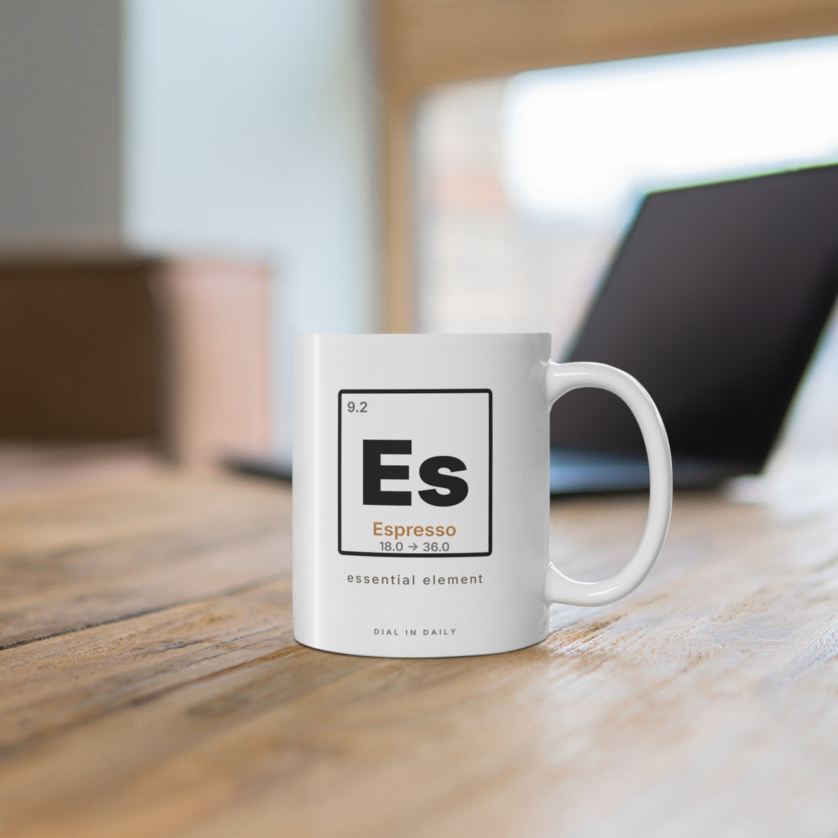 Es Espresso Element Mug | Periodic Table Coffee Mug 11oz