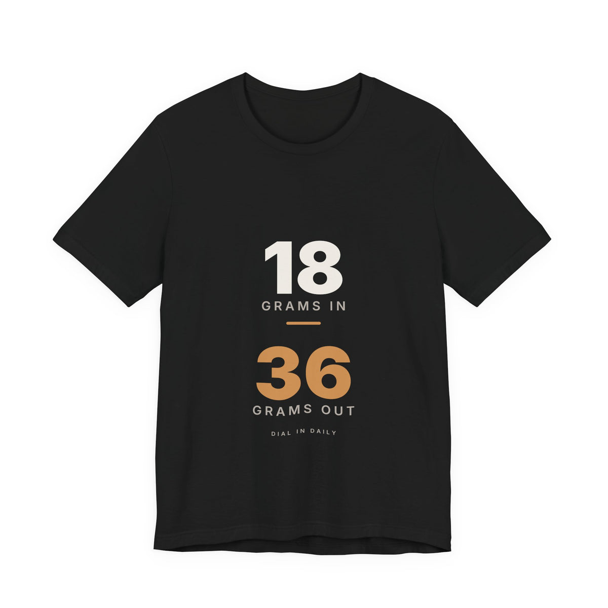 18 In 36 Out Espresso Ratio Shirt | 1:2 Brew Ratio Home Barista Tee