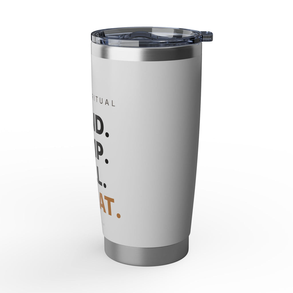 Grind Tamp Pull Repeat Espresso Tumbler | 20oz Insulated Coffee Tumbler