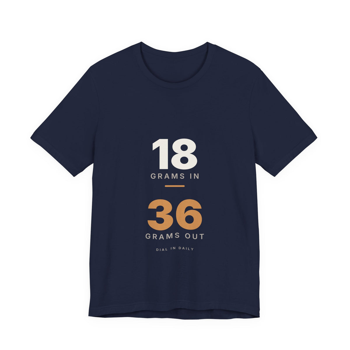 18 In 36 Out Espresso Ratio Shirt | 1:2 Brew Ratio Home Barista Tee