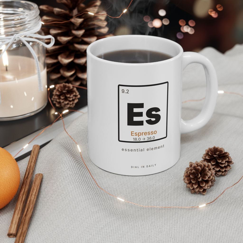 Es Espresso Element Mug | Periodic Table Coffee Mug 11oz