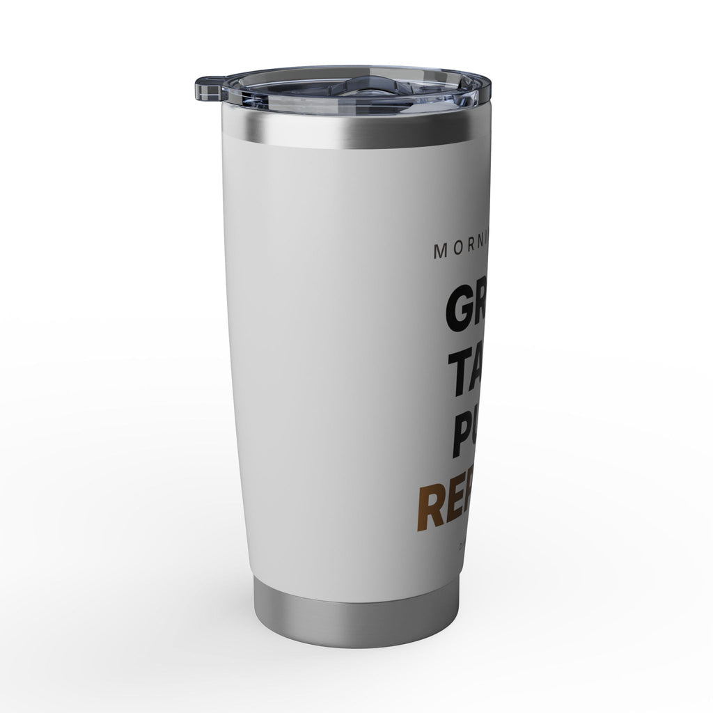 Grind Tamp Pull Repeat Espresso Tumbler | 20oz Insulated Coffee Tumbler