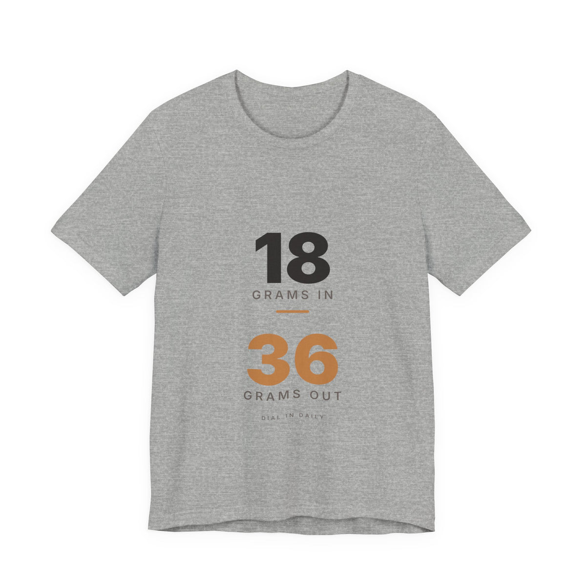 18 In 36 Out Espresso Ratio Shirt | 1:2 Brew Ratio Home Barista Tee