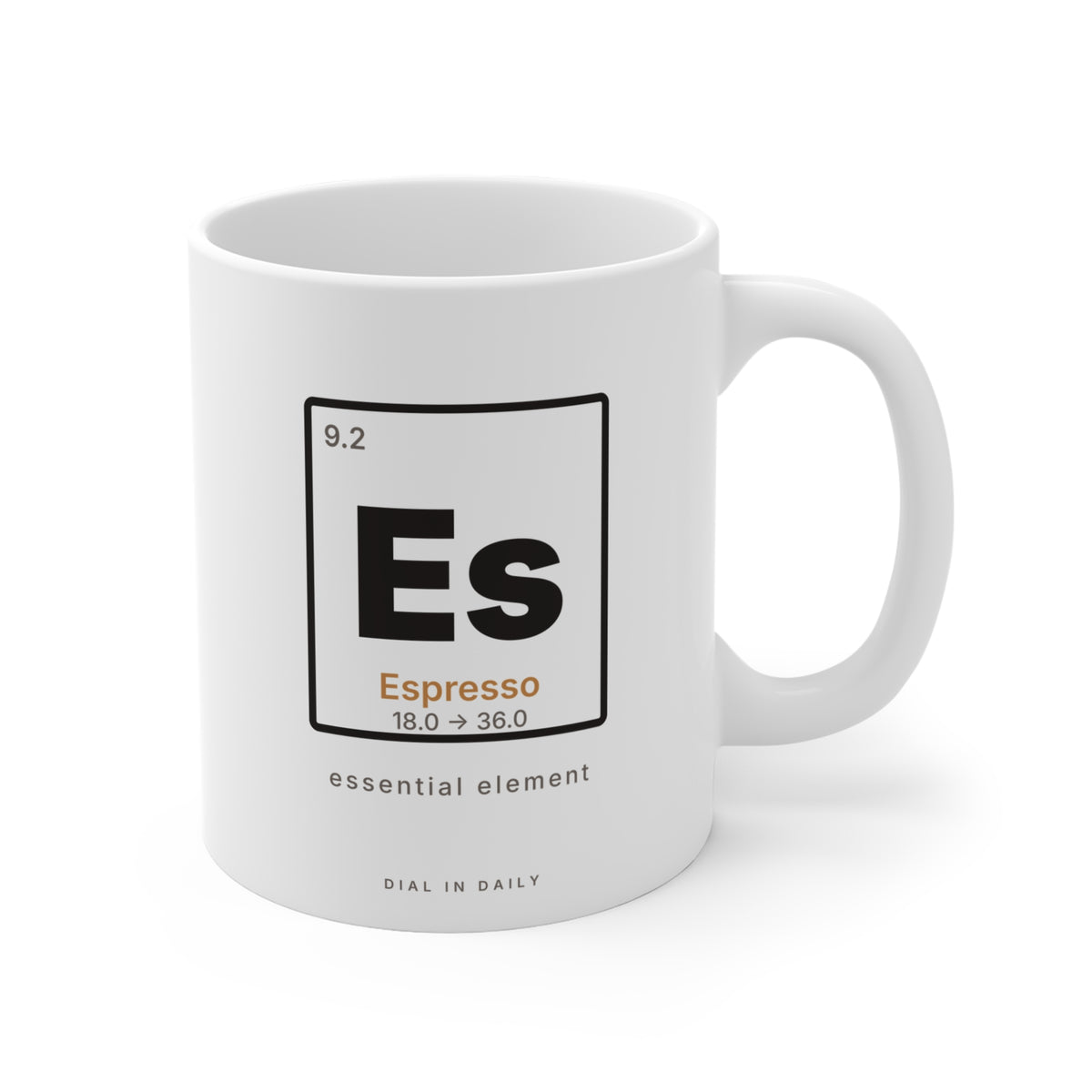 Es Espresso Element Mug | Periodic Table Coffee Mug 11oz