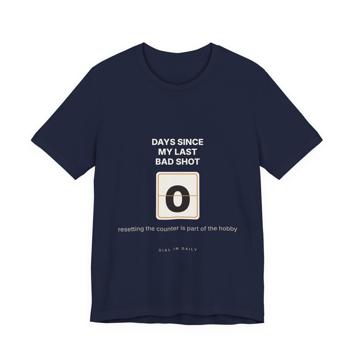 Days Since My Last Bad Shot: 0 Espresso Shirt | Funny Home Barista Tee