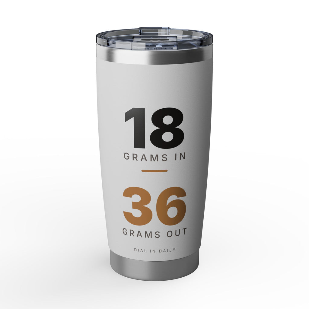 18 In 36 Out Espresso Ratio Tumbler | 20oz Insulated Coffee Tumbler