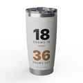 18 In 36 Out Espresso Ratio Tumbler | 20oz Insulated Coffee Tumbler