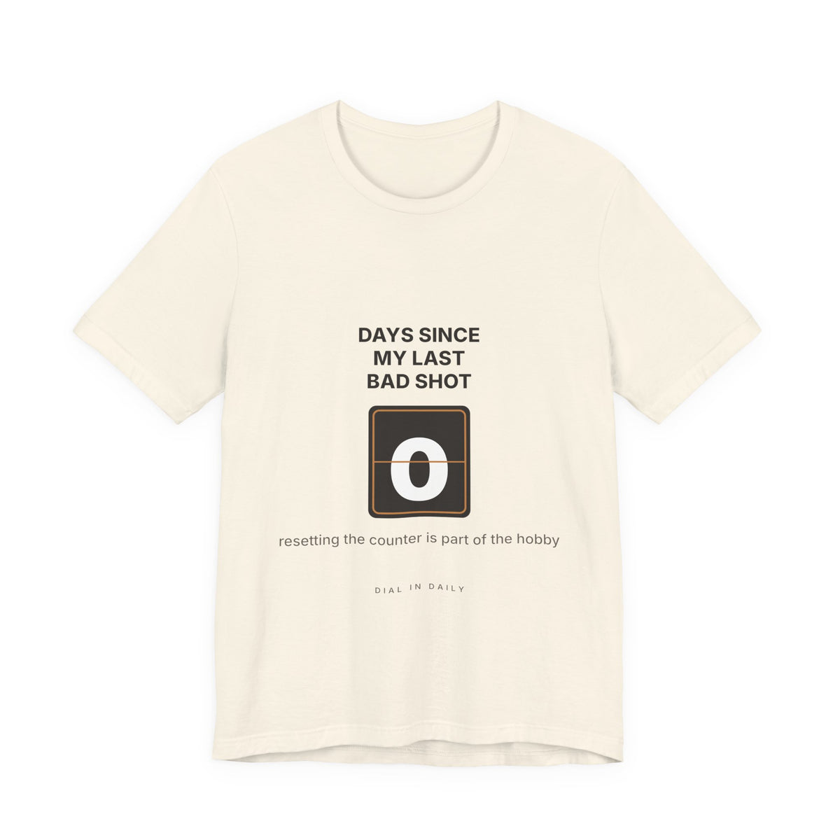 Days Since My Last Bad Shot: 0 Espresso Shirt | Funny Home Barista Tee