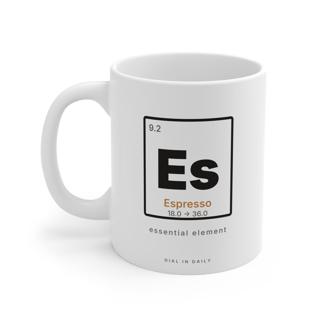 Es Espresso Element Mug | Periodic Table Coffee Mug 11oz