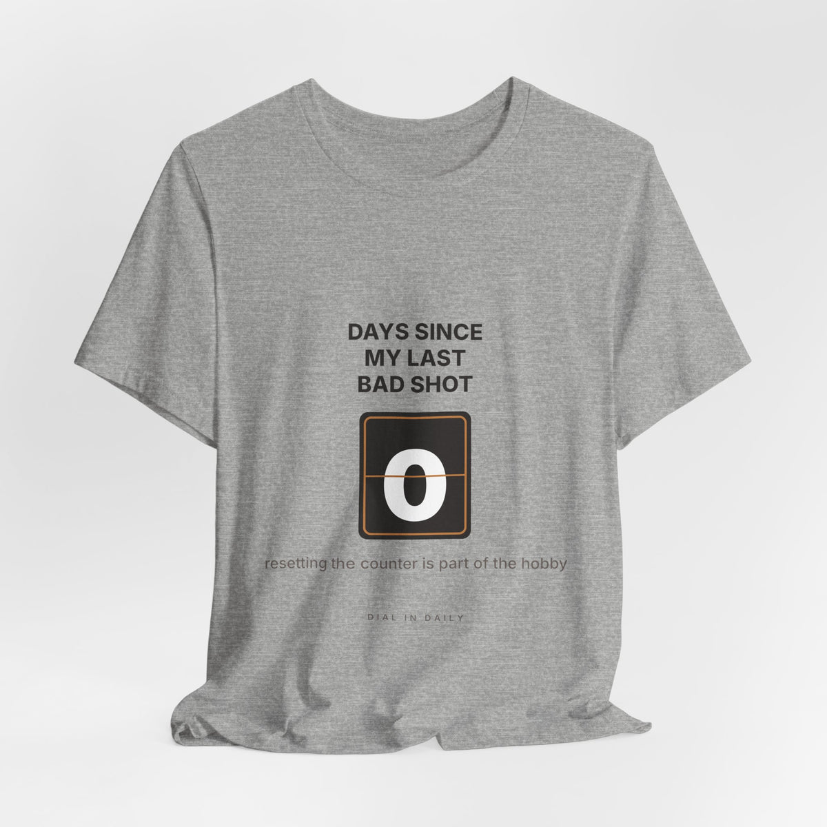 Days Since My Last Bad Shot: 0 Espresso Shirt | Funny Home Barista Tee