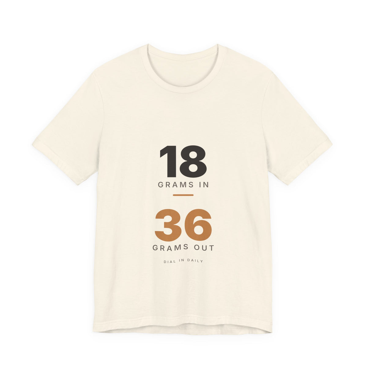 18 In 36 Out Espresso Ratio Shirt | 1:2 Brew Ratio Home Barista Tee