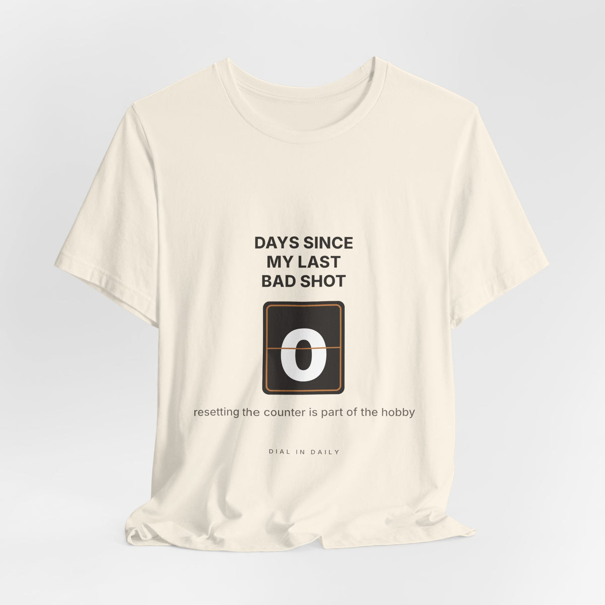 Days Since My Last Bad Shot: 0 Espresso Shirt | Funny Home Barista Tee