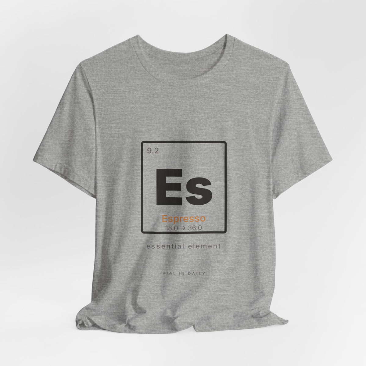 Es Espresso Element Shirt | Periodic Table Coffee Tee for Home Baristas