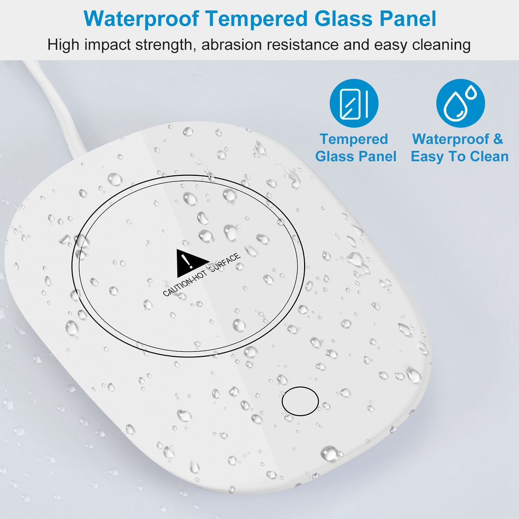 Mug warmer controls