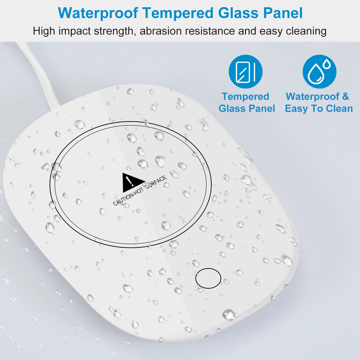 Mug warmer controls
